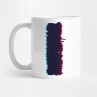 Glitch letter I, distorted letter I Mug